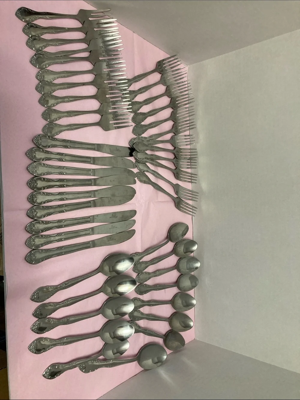 Gibson stainless flatware 44 pieces replacement